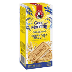 BAKERS G/MORNING 300G MILK&CEREALS (1X1)