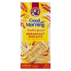 BAKERS G/MORNING 300G PEACH & APRICOT (1X1)
