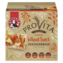 BAKERS PROVITA CRAC 125G ORG WHEAT (1X1)