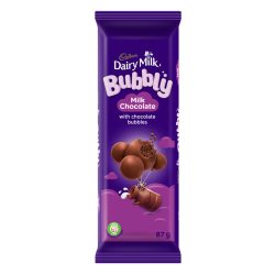 Cadbury bubbly slab 87g milk choc (1×1)