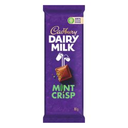 CADBURY SLAB 80G MINT CRISP (2X12)