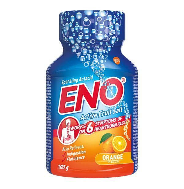 ENO FRUIT SALTS 100G ORANGE (1X6)