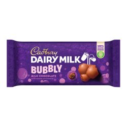 Cadbury bubbly slab 150g milk choc (1×18)