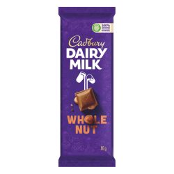 CADBURY SLAB 80G WHOLENUT (1X1)