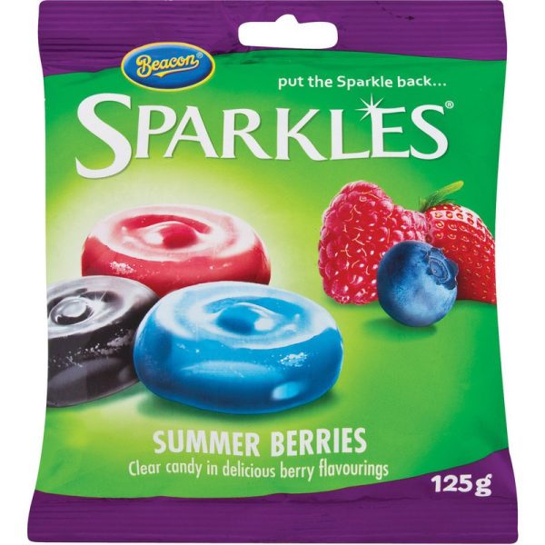 BEACON SPARKLES 125G S/BERRIES & CREAM (1X24)