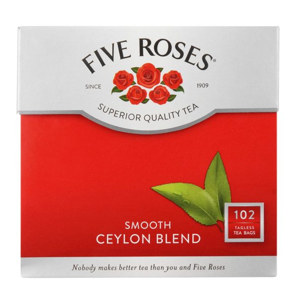 Five roses tea bags tagless 100s (8x6)