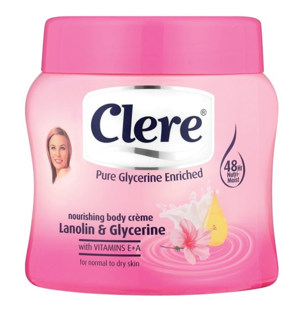 CLERE H&B CRM 500ML LANOLIN & GLYCERINE (1X1)