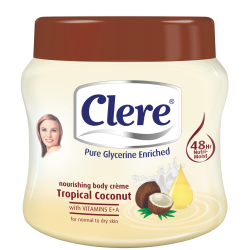 CLERE H&B CRM 500ML TROPICAL COCONUT (1X1)