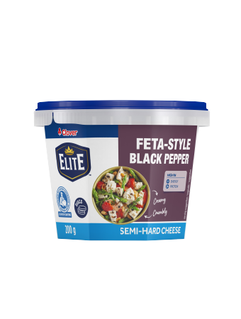 CLOVER FETA 200G BLACK PEPPER (1X1)