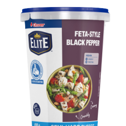 CLOVER FETA 400G BLACK PEPPER (1X12)