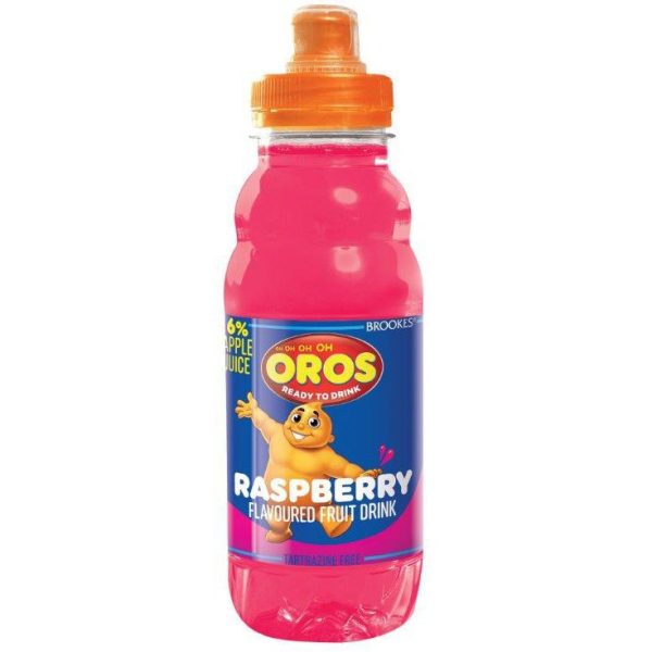 BROOKES OROS SQUASH RTD 300ML RASPBERRY (1X1)