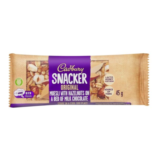 CADBURY SNACKERS 45g ORIGINAL (1X24)