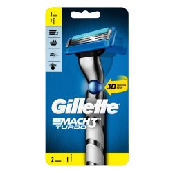 GILLETTE MACH 3 TURBO RAZOR BLD 2S (1X10)