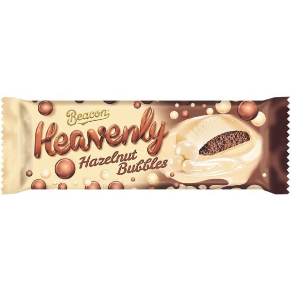 Beacon slab 90g heavenly hazelnut bubbles (1x24)