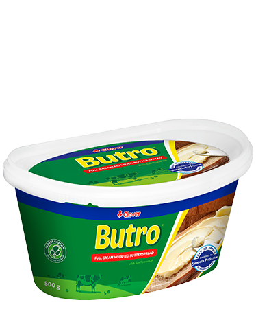 CLOVER BUTRO 500G BUTTER SPREAD TUB (1X30) – Foodline On The Moov 360