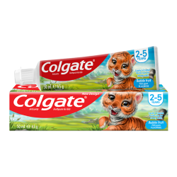 COLGATE T/PASTE 50ML KIDS BUBBLE FRUIT (1X1)