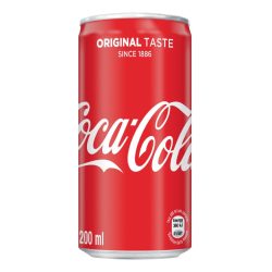 CAN COCA COLA 200ML REG (4X6)