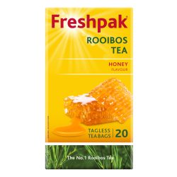 FRESHPAK T/BAGS 20S HONEY ROOIBOS (1X6)