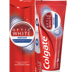 COLGATE T/PASTE 75ML OPTIC INST/WHITE (1X1)