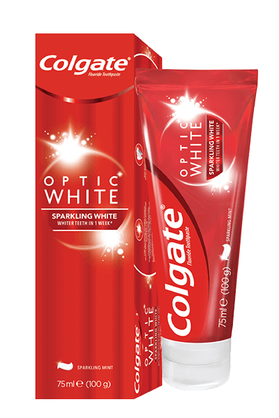 COLGATE OPTIC WHITE 75ML REG (1X1)