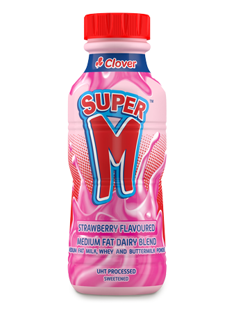 SUPER M 300ML STRAWBERRY (1X1)